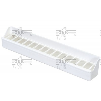 Mangiatoia per voliera bianca