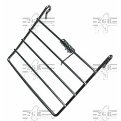 Portina in metallo con molla per gabbie 315 cm.7x6.5h